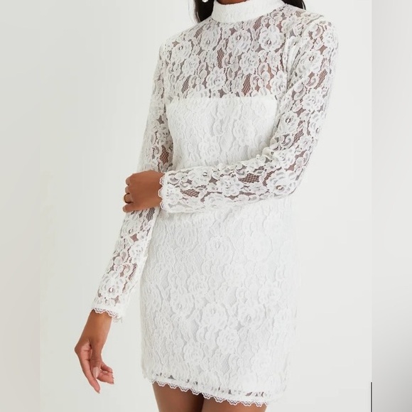 🆕👗 Lulus lace mini dress 👗 🆕 - Picture 3 of 8